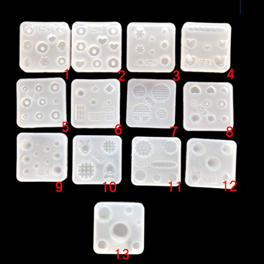 Resin Art Clay - قالب سيليكون صغير على شكل قلب