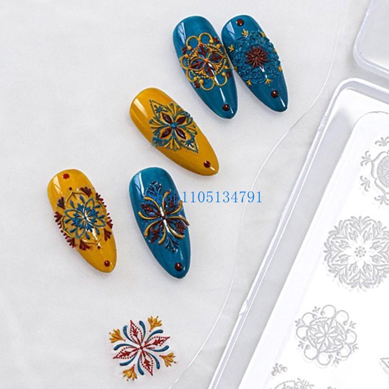 98km فن الظفر القالب UV الإيبو - مراجعة Resin Art Templates Free وسعره