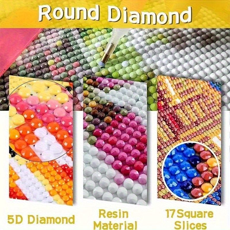 لوحة فنية ماسية مسطحة ثنائية ا - مراجعة Resin Art Business وسعره