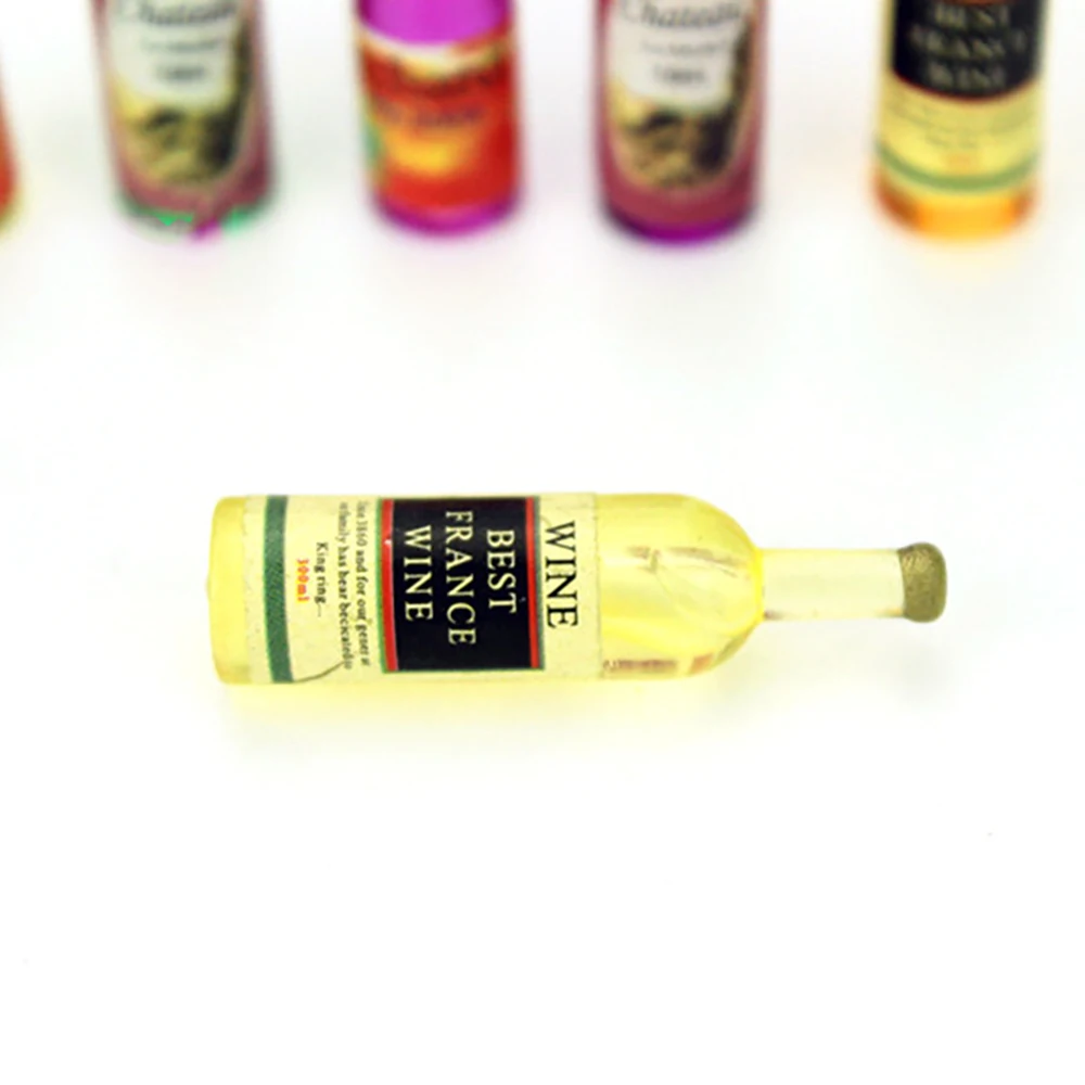 6 قطعة 1/12 دمية مصغرة زجاجة ن - مراجعة Resin Art Bottle وسعره