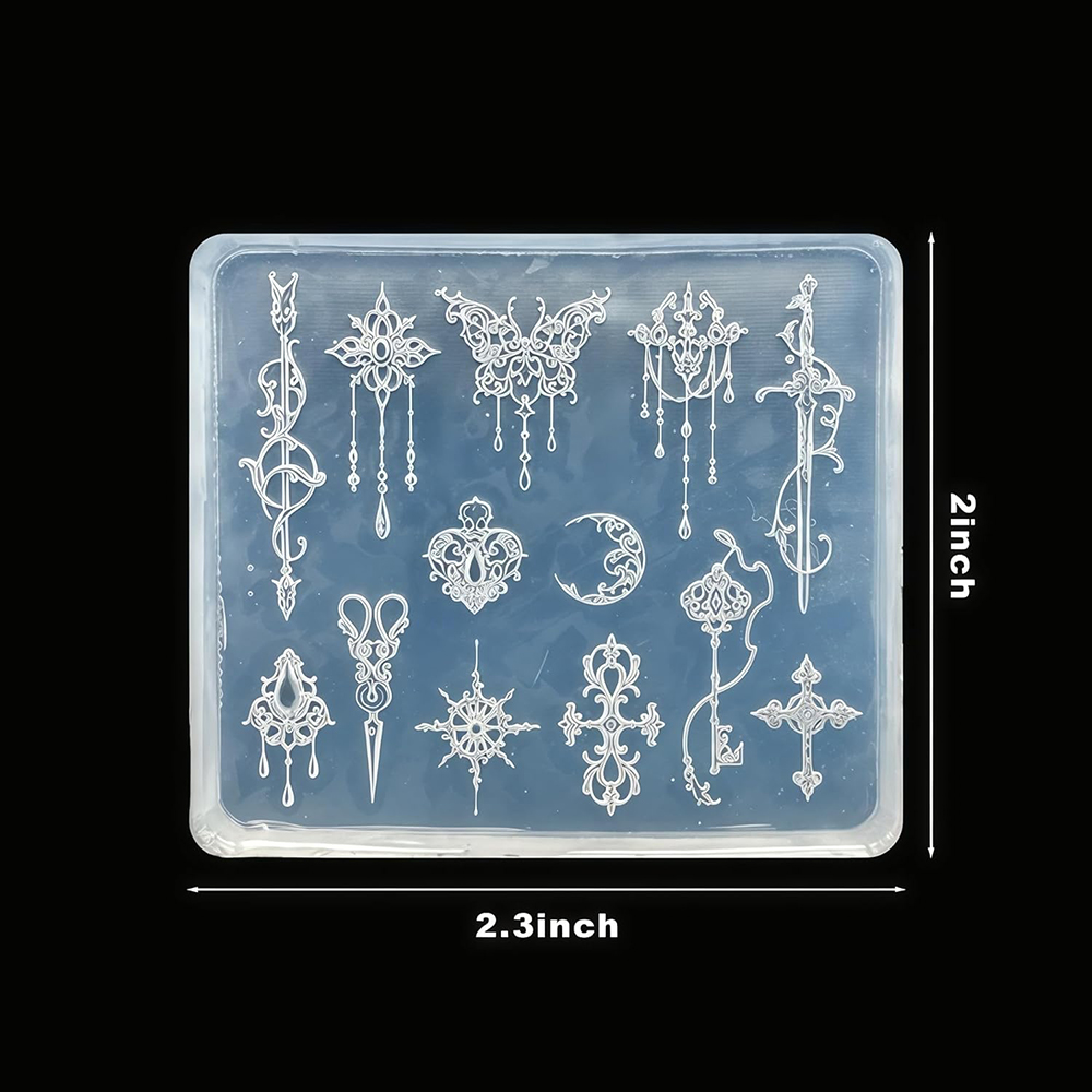 السهم قالب من السيليكون القمر  - مراجعة Resin Art Templates Free وسعره