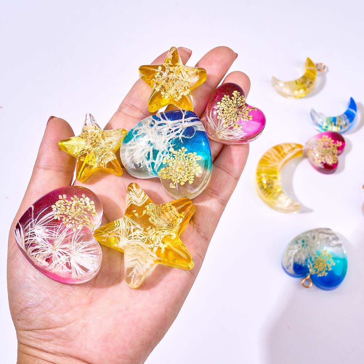 قالب سيليكون على شكل قلب ونجمة - مراجعة Resin Art Letters وسعره