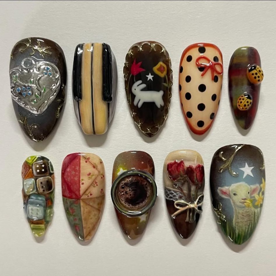 24 قطعة نمط البلد خمر الأظافر  - مراجعة Resin Art Liquid وسعره
