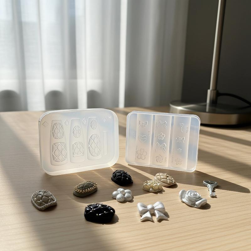 قوالب أظافر سيليكون بتصميمات م - مراجعة Resin Art Templates Free وسعره
