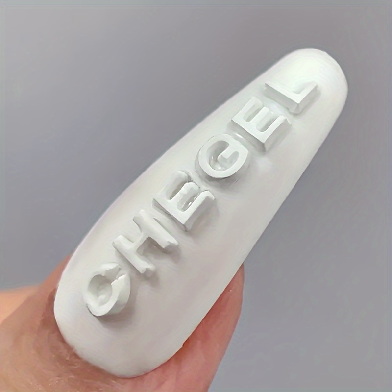 قالب أحرف لتصميم الأظافر بنفسك - مراجعة Resin Art Letters وسعره