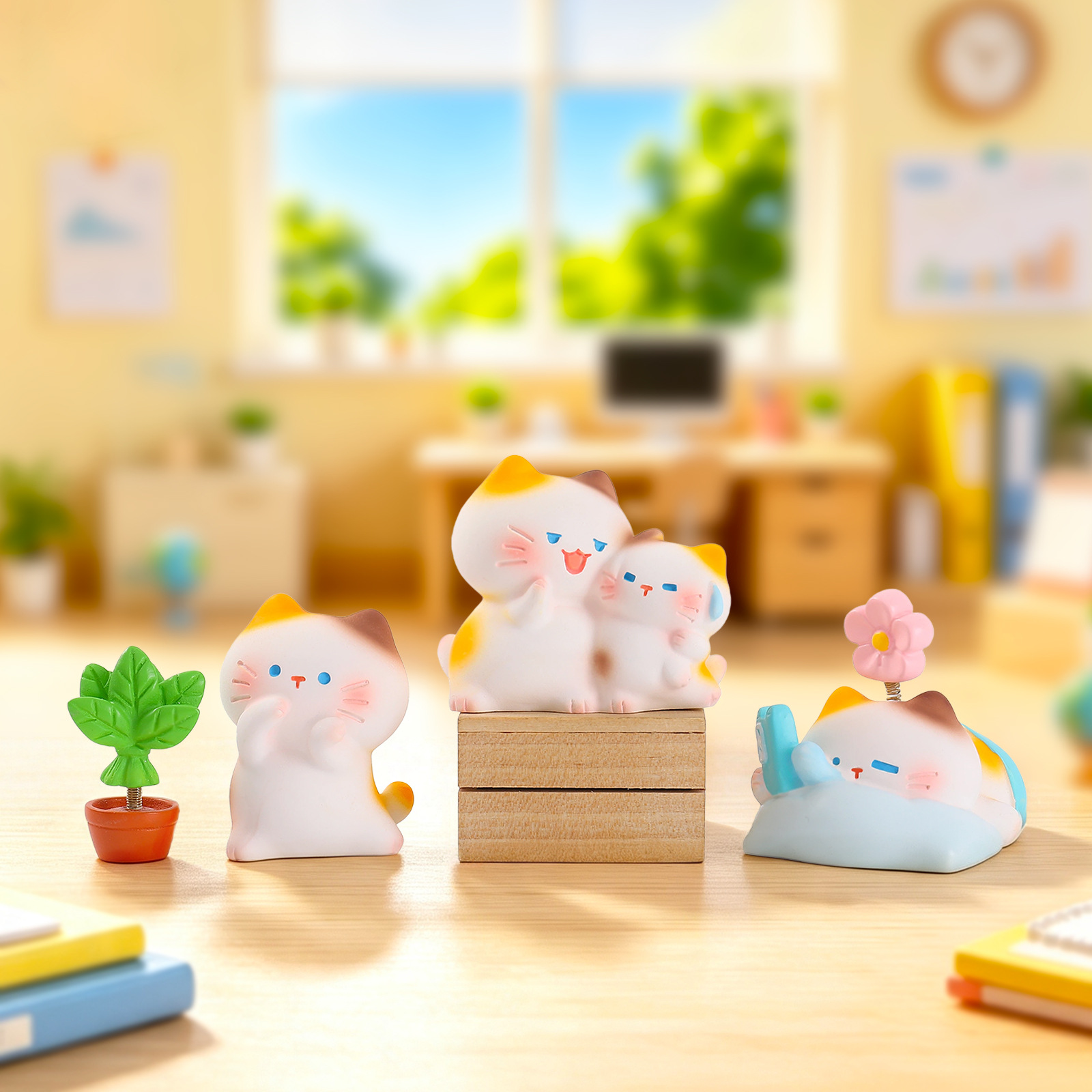 مجسم قطة من الراتنج في صندوق م - مراجعة Resin Art Case وسعره