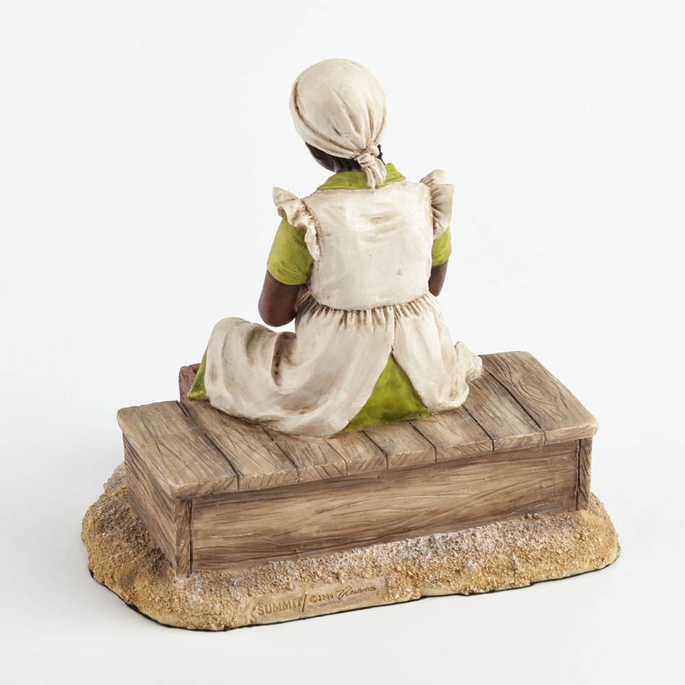 تمثال فتاة سوداء صغيرة تقشر ال - مراجعة Resin Art On Wood وسعره