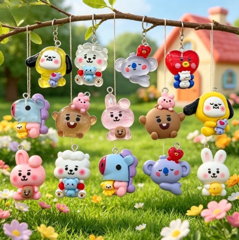 7 قطع من إكسسوارات BT21 الكرتو - مراجعة Resin Art Essentials وسعره