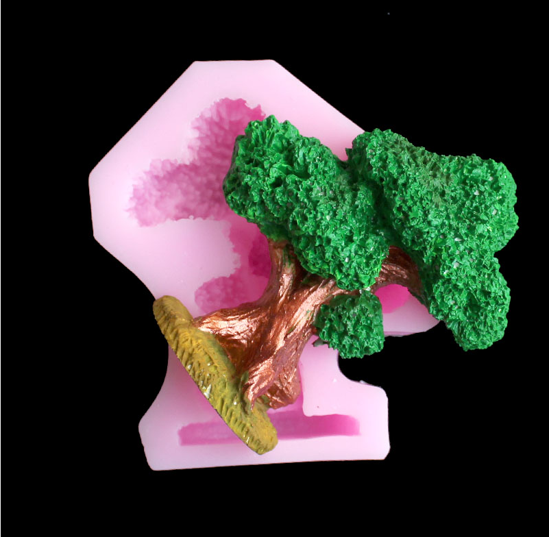 قالب جل السيليكا لشجرة الصنوبر - مراجعة Resin Art Clay وسعره