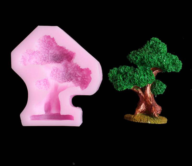 قالب جل السيليكا لشجرة الصنوبر - مراجعة Resin Art Clay وسعره