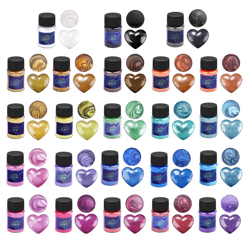 10 جرام/زجاجة بيرليسسينت مسحوق - مراجعة Resin Art Bottle وسعره