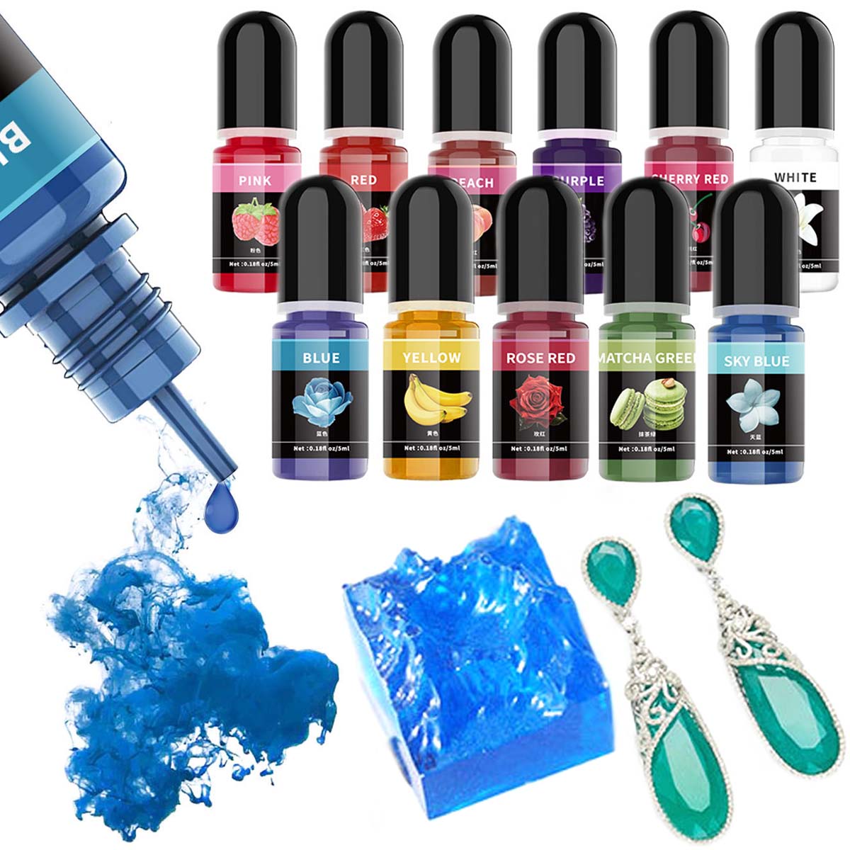 5 مللي/زجاجة الايبوكسي الراتنج - مراجعة Resin Art Liquid وسعره