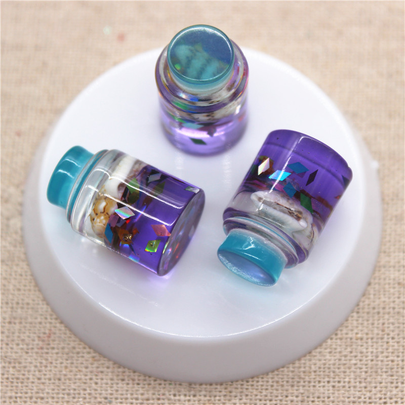 10 قطعة لطيف جديد 3D الراتنج ا - مراجعة Resin Art Bottle وسعره