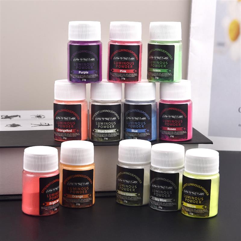 20 جرام/زجاجة مضيئة مسحوق الاي - مراجعة Resin Art Bottle وسعره