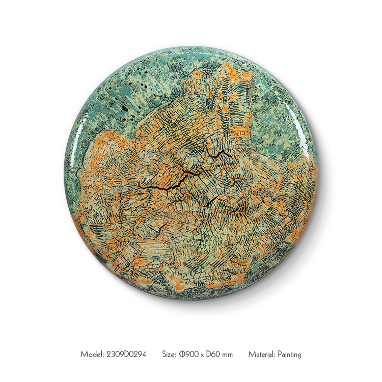لوحة زيتية كبيرة حديثة بأسلوب  - مراجعة Resin Art On Wood وسعره