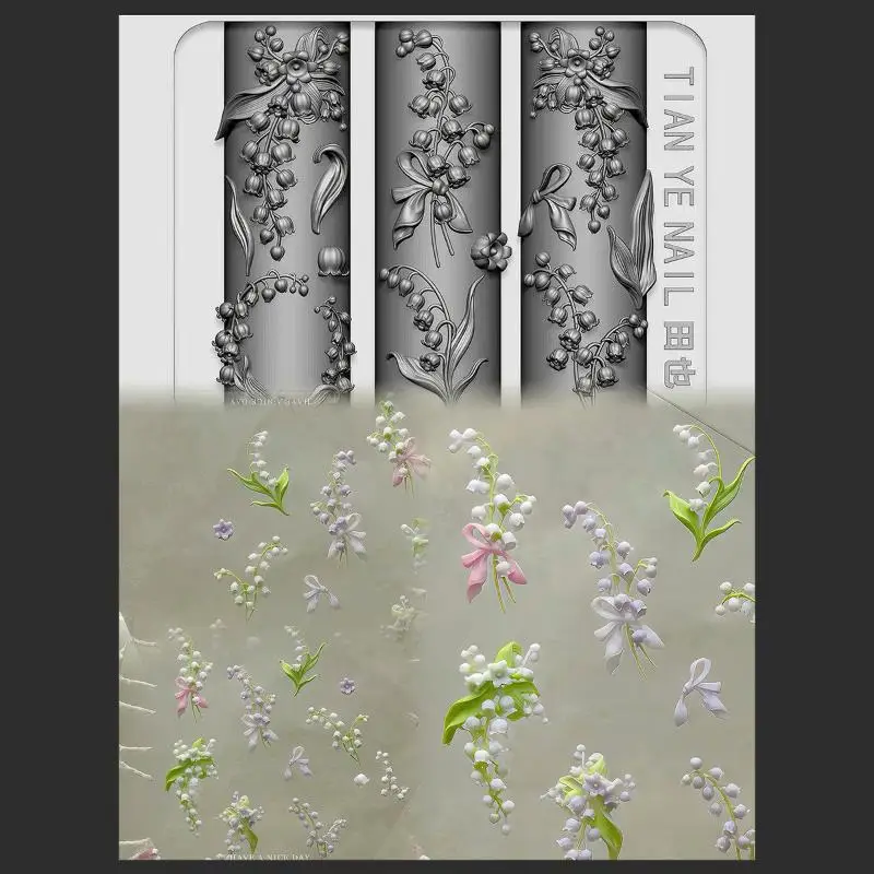 سلسلة الزهور ثلاثية الأبعاد قا - مراجعة Resin Art Templates Free وسعره